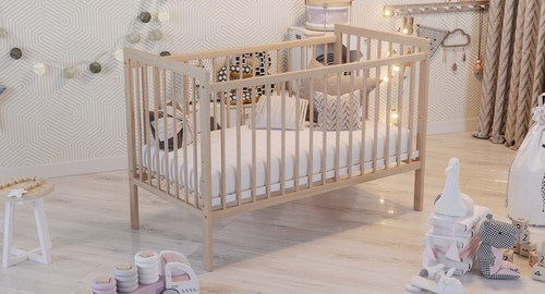 Baby cot with - cot,