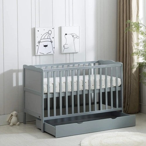 Wooden baby cot - baby, bed