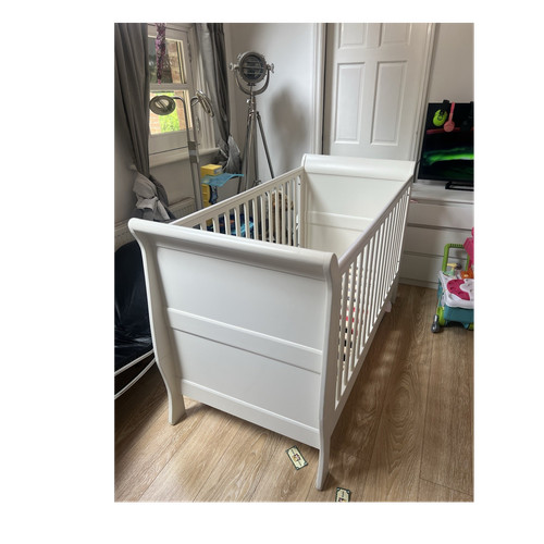 Mamas papas white wooden - white,