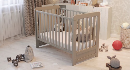 Baby cot with mattress - baby,